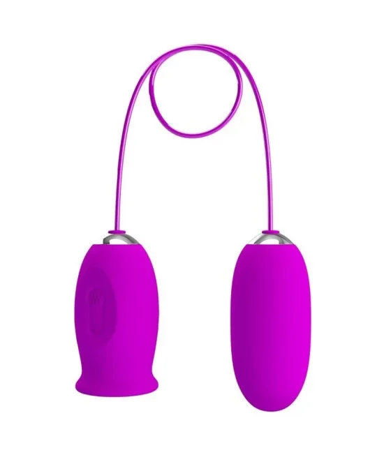 PRETTY LOVE - VIBRATEUR RECHARGEABLE DAISY DUAL EGG VIOLET