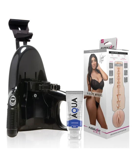 FLESHLIGHT - VIOLET MYERS WAIFU + LANCEMENT UNIVERSEL + LUBRIFIANT DE QUALITÉ AQUA 50 ML