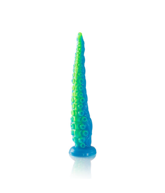 Épic - Gode fluorescent tentaculaire mince, petite taille